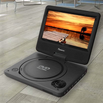 Impecca DVP-772K 7-inch Swivel Screen DVD Player DailySale