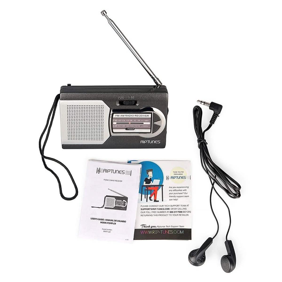 Impecca Riptunes Am/Fm Portable Radio with Speaker DailySale