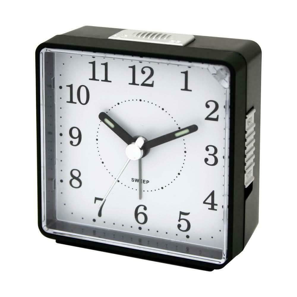 IMPECCA Travel Alarm Clock, Sweep Movement DailySale