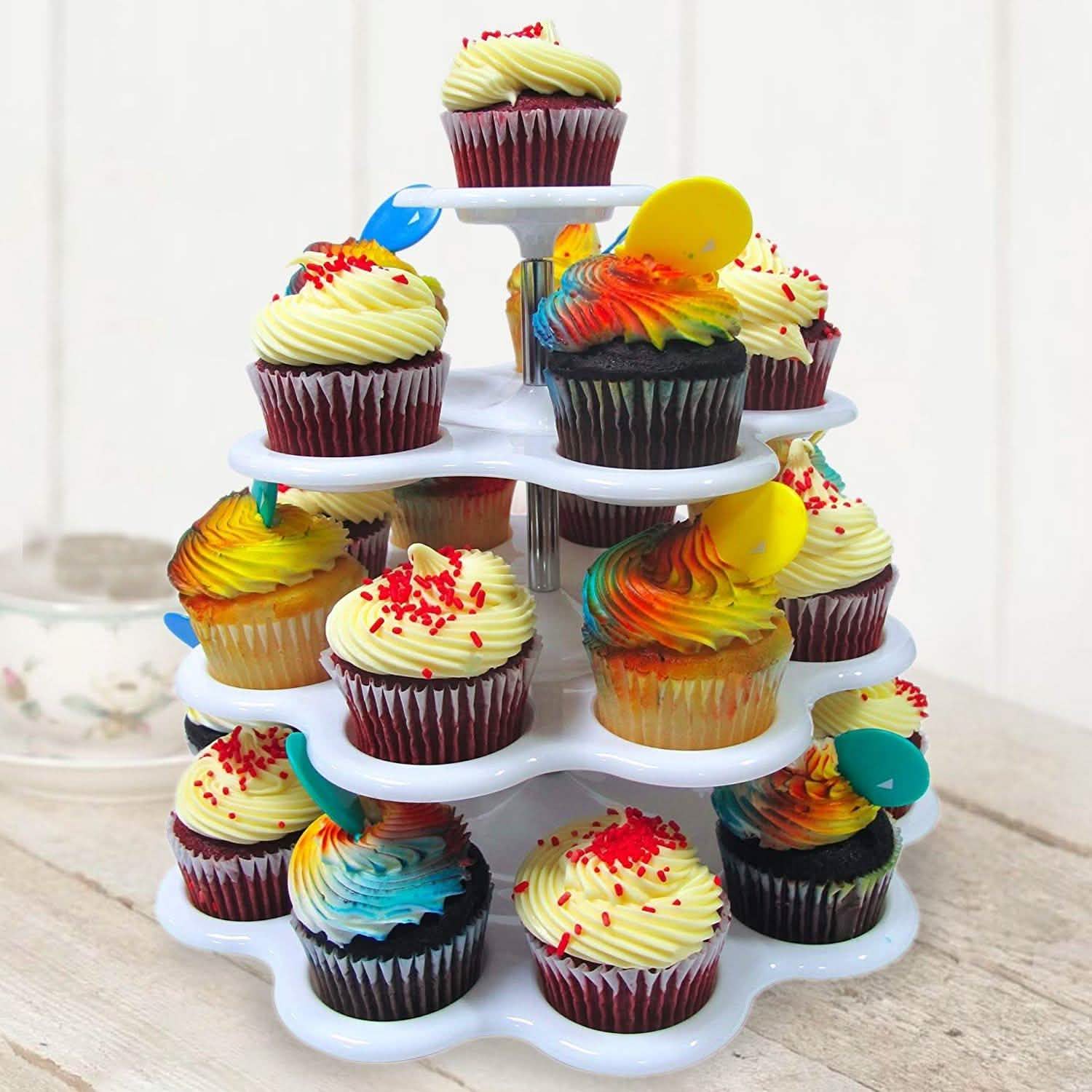 Imperial 4 Tier Plastic Cupcake/Dessert Stand DailySale