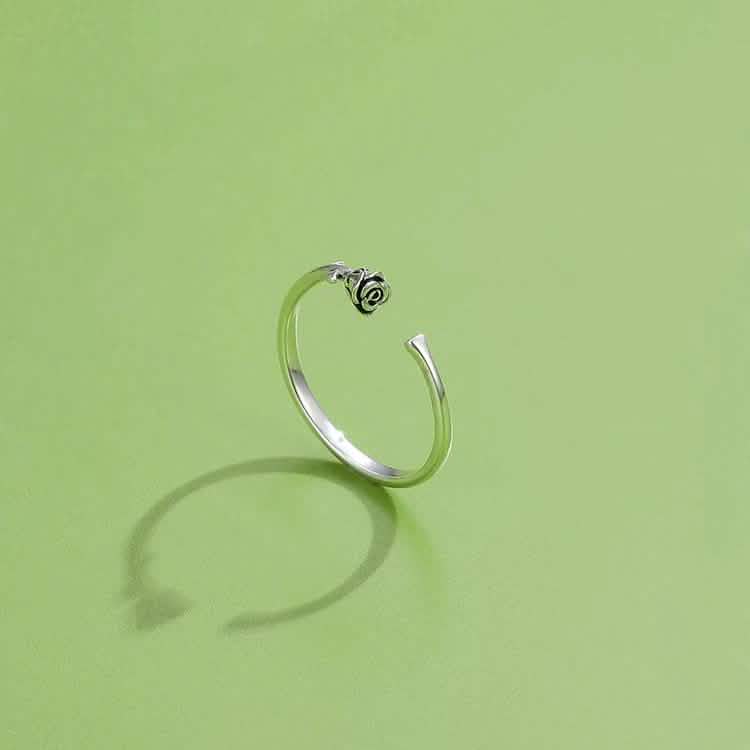 INALIS Rose Shape Adjustable Flower Ring DailySale