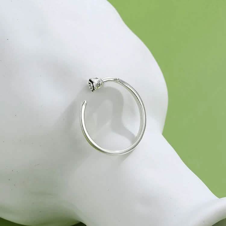 INALIS Rose Shape Adjustable Flower Ring DailySale