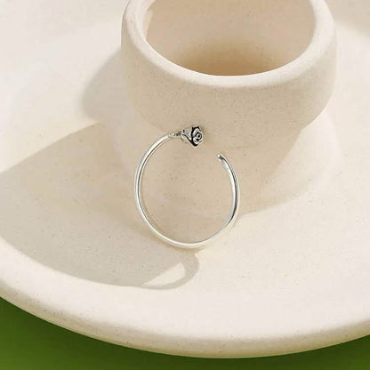 INALIS Rose Shape Adjustable Flower Ring DailySale
