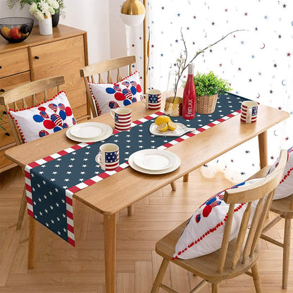 Independence Day 4th of July Table Runner Dresser Scarves DailySale