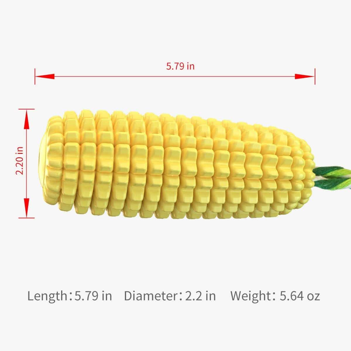 Indestructible Tough Durable Chew Corn Squeaker Interactive Dog Toys DailySale