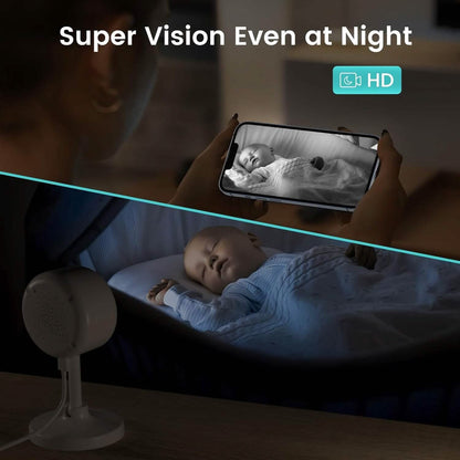 Indoor Camera, Cameras for Home Security with Night Vision  (Refurbished) DailySale