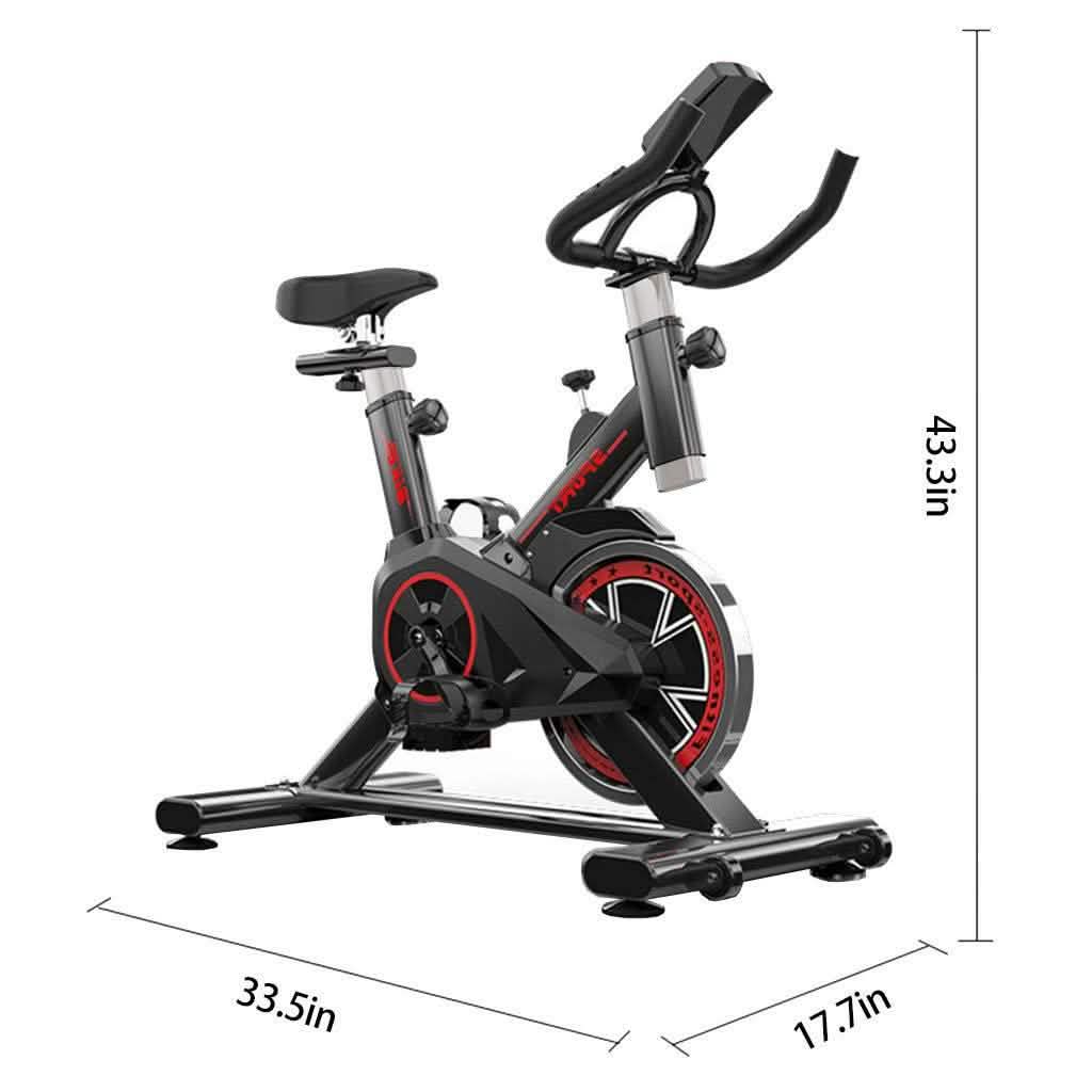 Indoor Cycling Stationary Bike Belt Drive with LCD Monitor DailySale