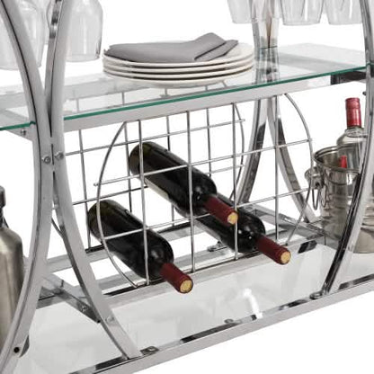 Industrial Bar Cart Kitchen Bar Service Cart DailySale