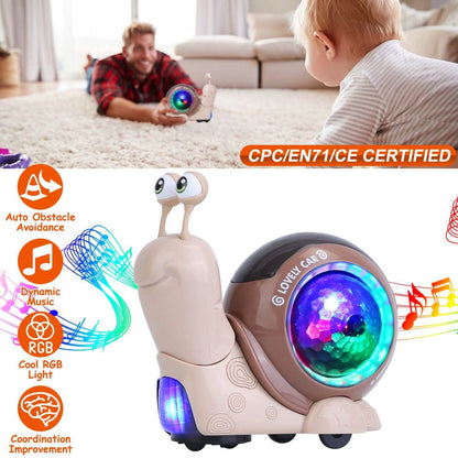 Infant Interaction Toy Automatic Obstacle Avoidance with Music DailySale