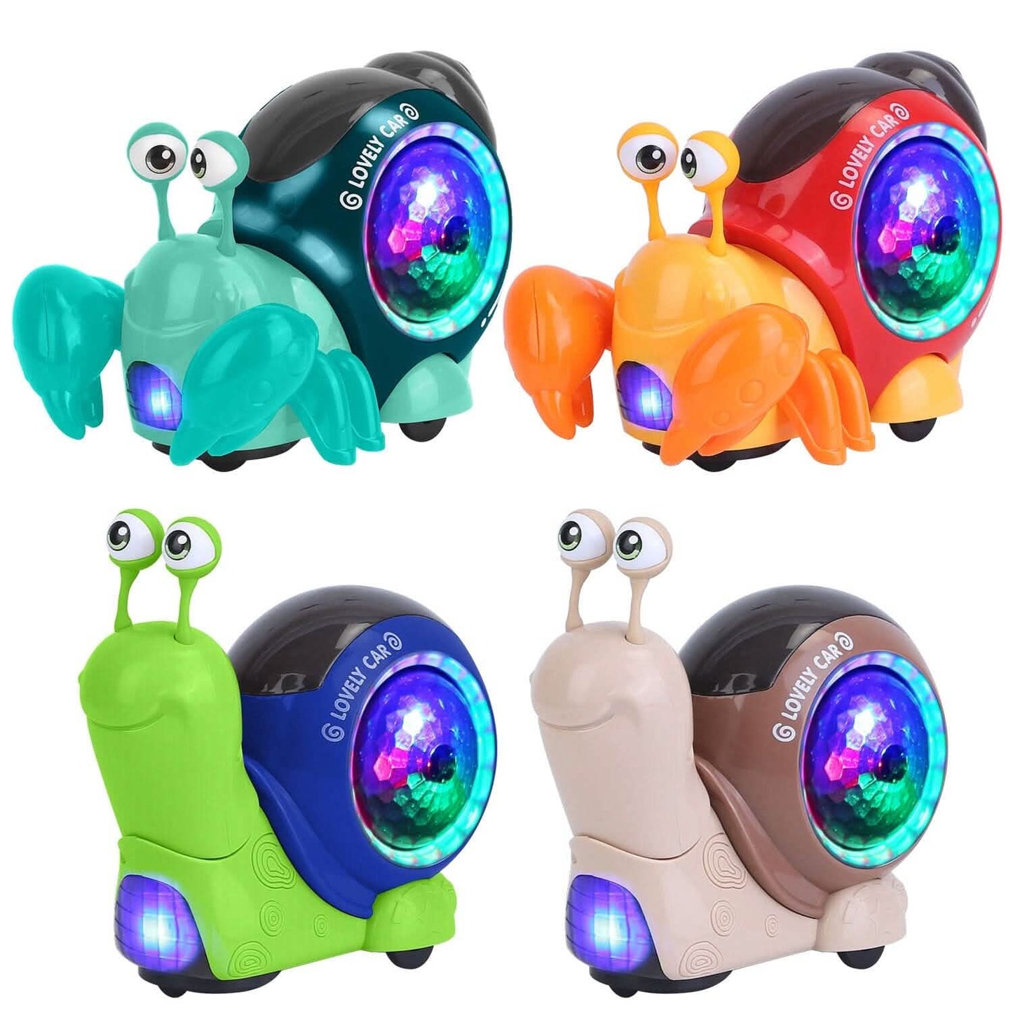 Infant Interaction Toy Automatic Obstacle Avoidance with Music DailySale