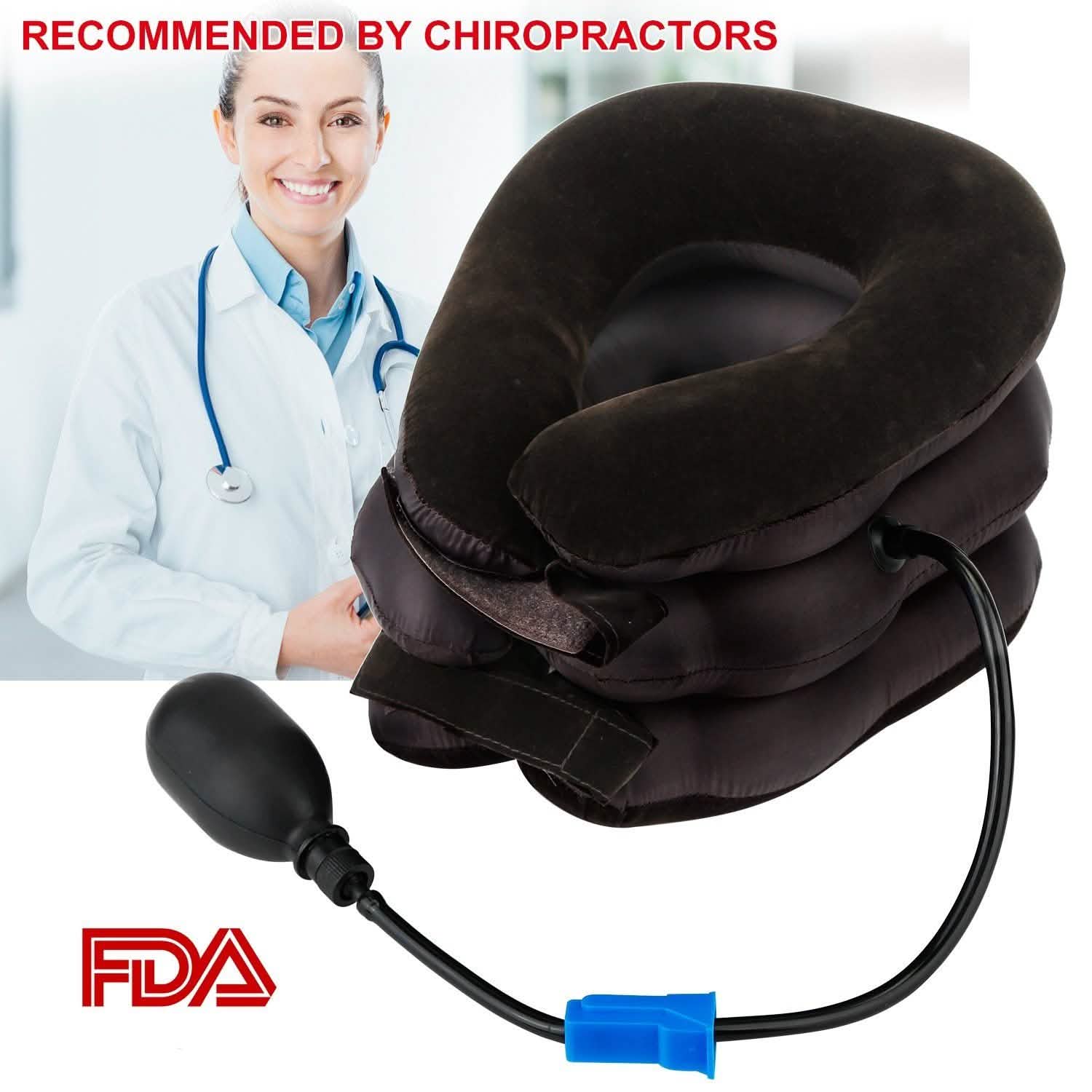 Inflatable Cervical Neck Traction Pillow DailySale