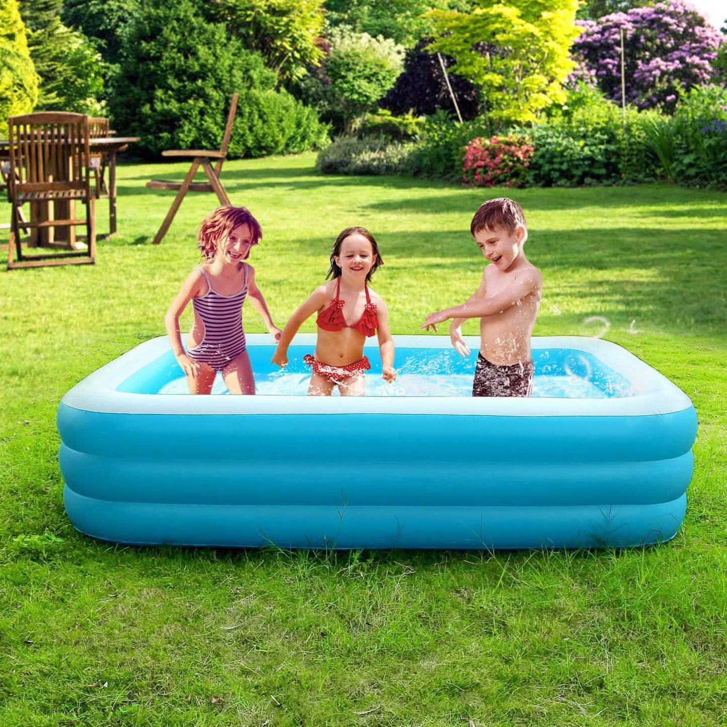 Inflatable Family Swimming Pool DailySale