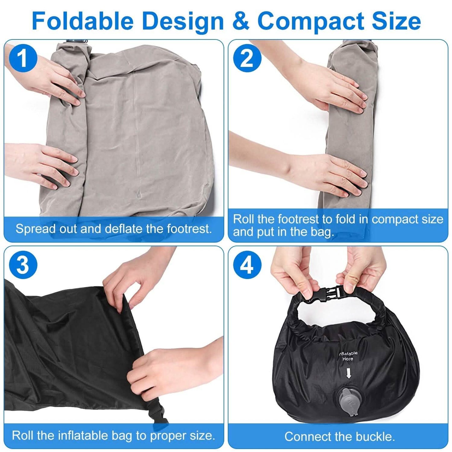 Inflatable Foot Rest with Air Bag DailySale