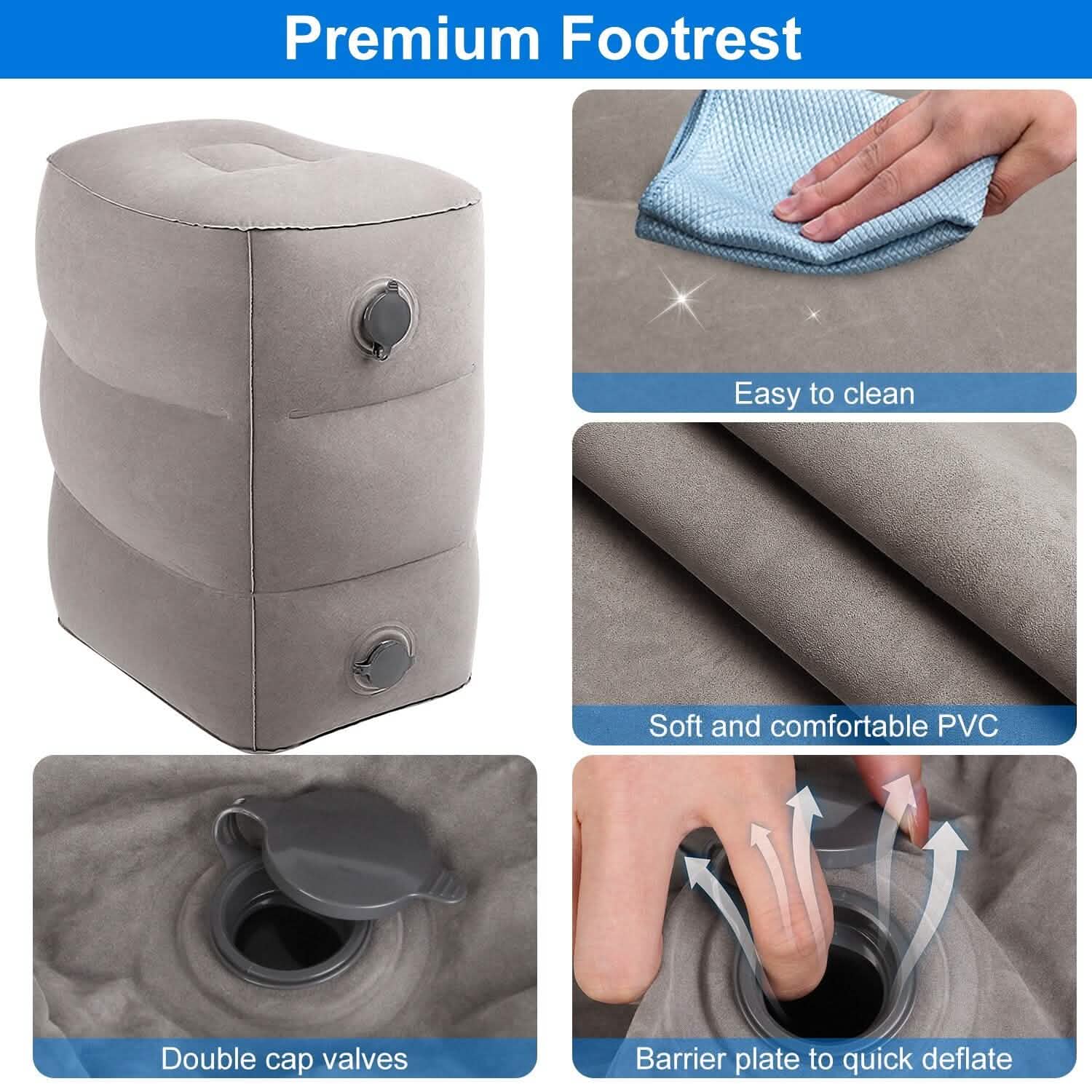 Inflatable Foot Rest with Air Bag DailySale