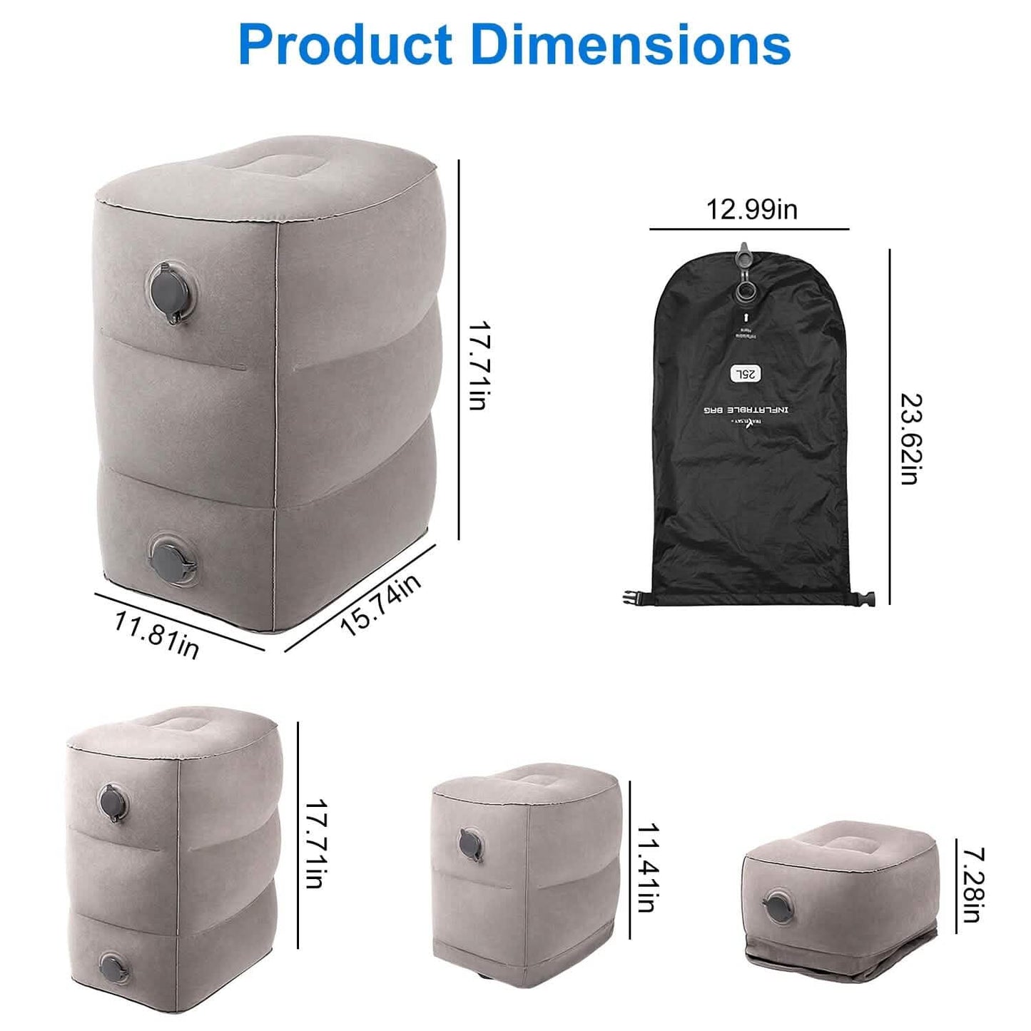 Inflatable Foot Rest with Air Bag DailySale