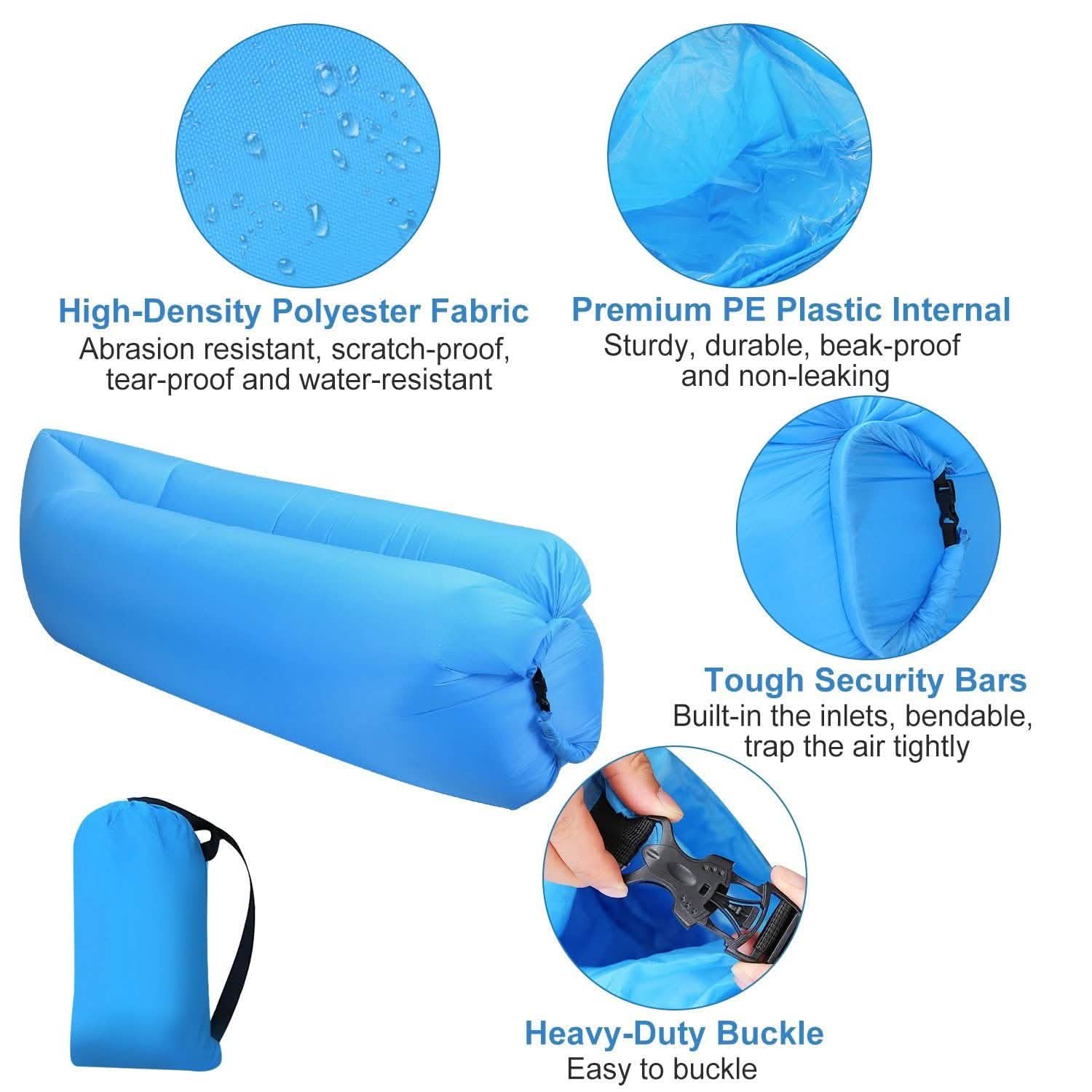 Inflatable Lounger Air Sofa Lazy Bed Sofa DailySale
