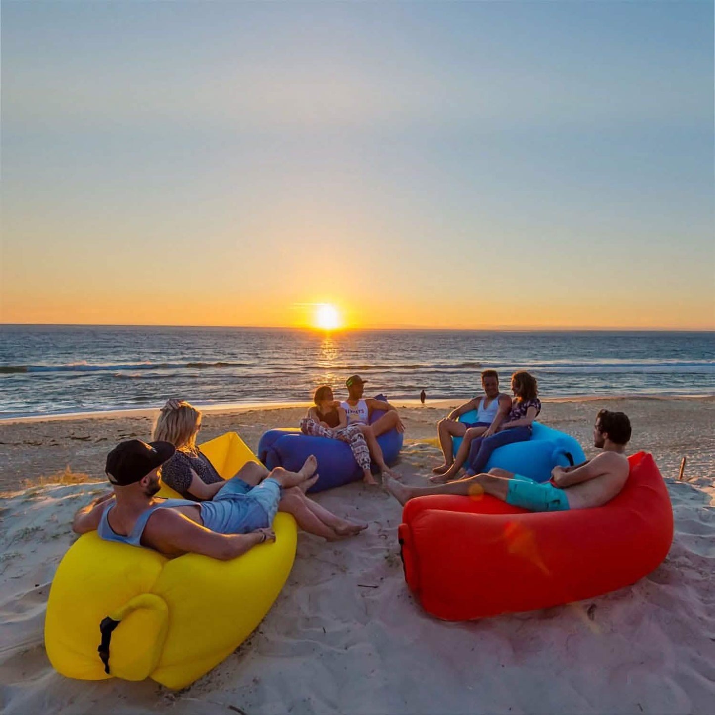 Inflatable Lounger Air Sofa Lazy Bed Sofa DailySale
