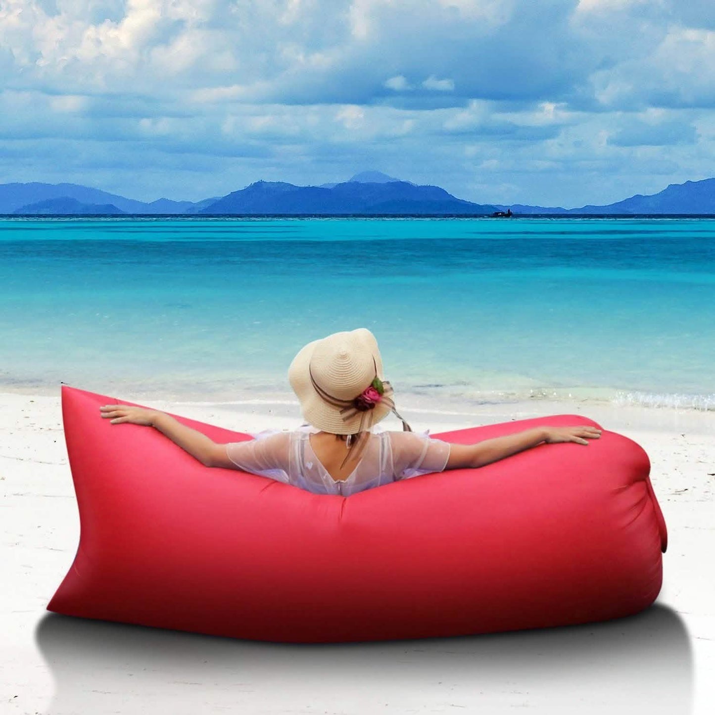 Inflatable Lounger Air Sofa Lazy Bed Sofa DailySale