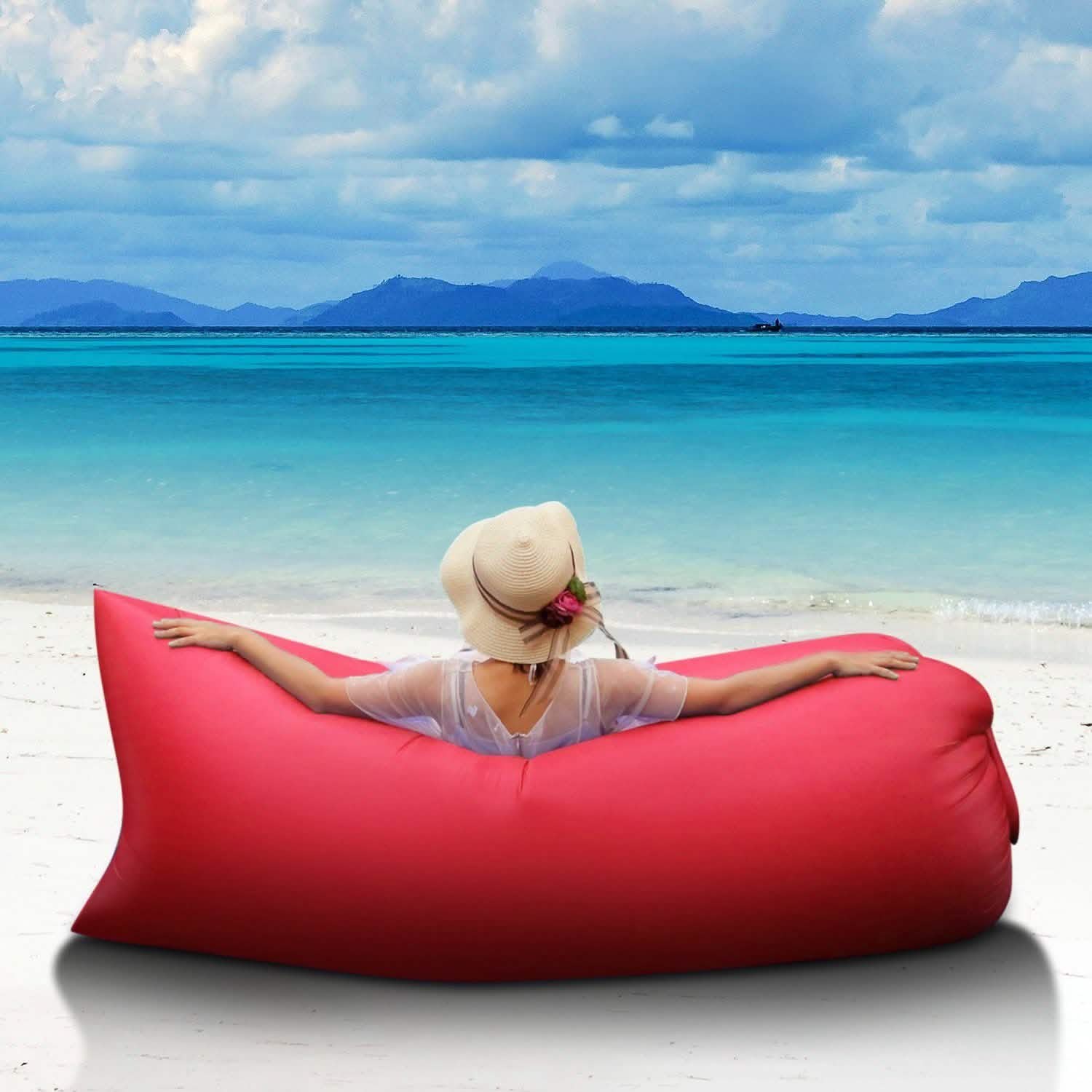 Inflatable Lounger Air Sofa Lazy Bed Sofa DailySale