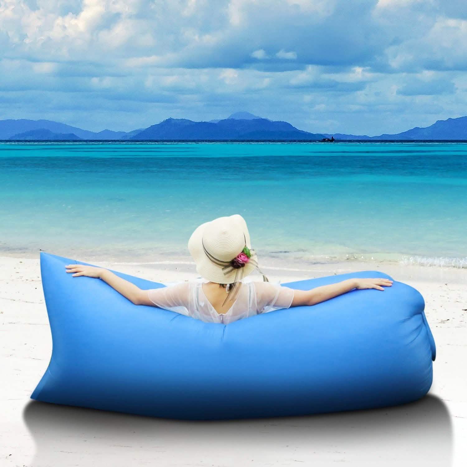 Inflatable Lounger Air Sofa Lazy Bed Sofa DailySale
