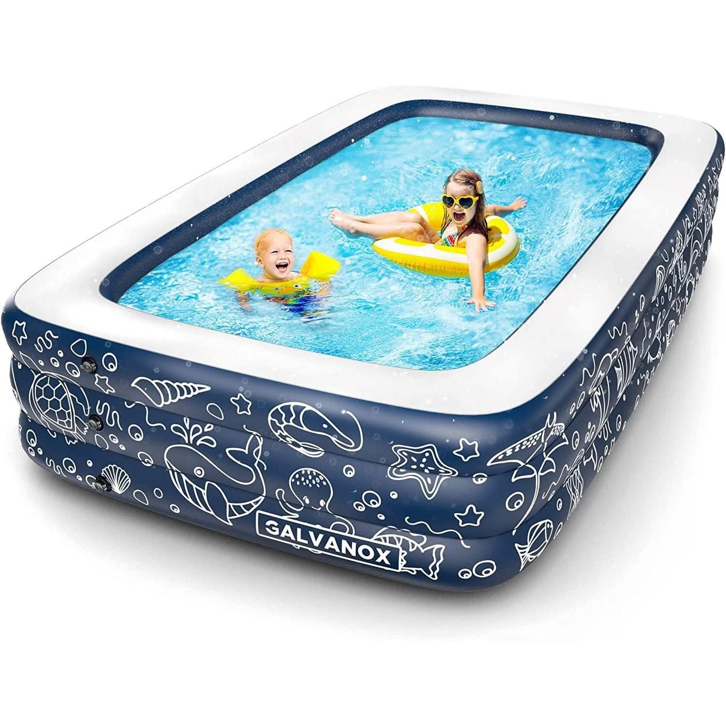 Inflatable Pool XL Above Ground Swimming Pool DailySale