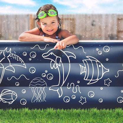 Inflatable Pool XL Above Ground Swimming Pool DailySale