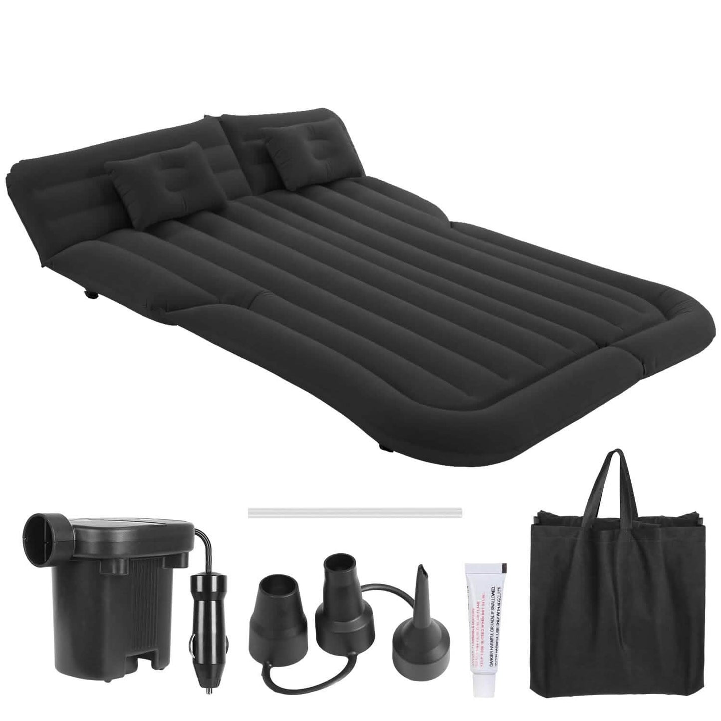 Inflatable SUV Air Mattress Thickened Camping Bed Cushion with Pillow DailySale