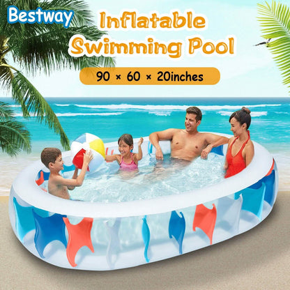 Inflatable Swimming Pool - 90x60x20" DailySale