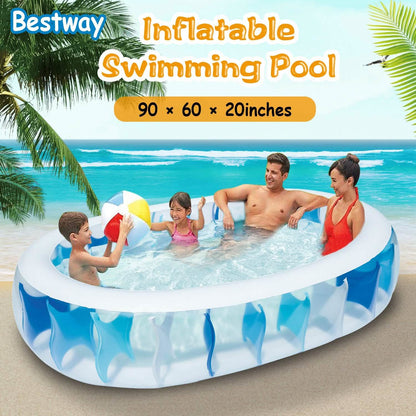 Inflatable Swimming Pool - 90x60x20" DailySale