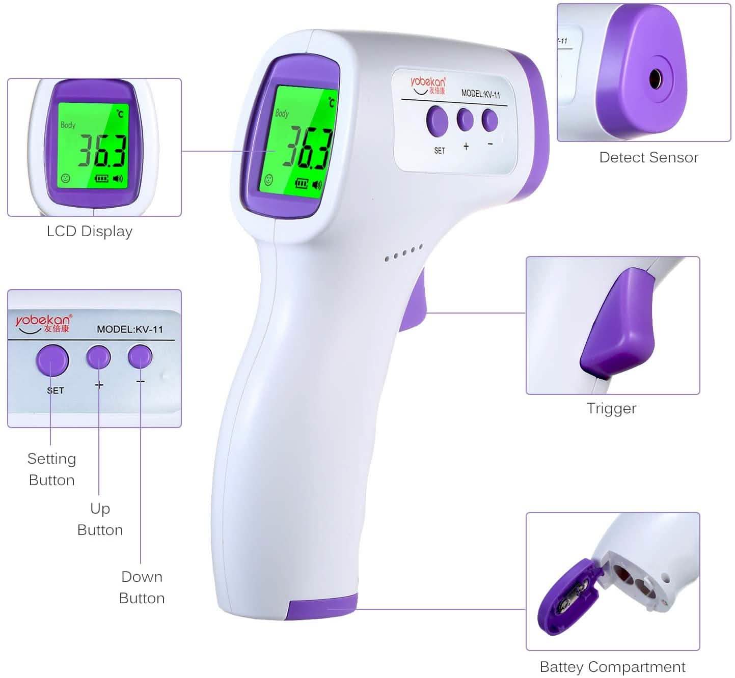 Infrared Non-Contact Thermometer DailySale