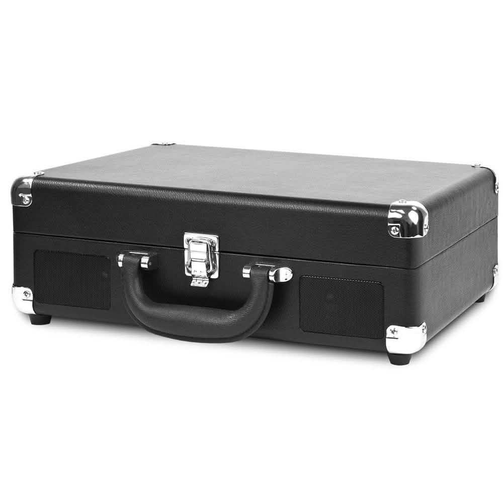 Innovative Technology Nostalgic 3-Speed Vintage Suitcase Turntable (Refurbished) DailySale