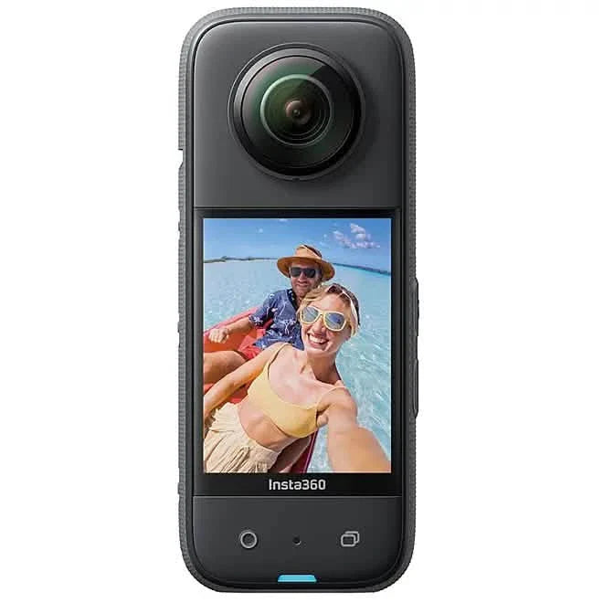 Insta360 X3 64GB Vlog Kit - 360 Action Camera with 5.7K 360, 4K Single-Lens Camera, Waterproof (Refurbished) DailySale