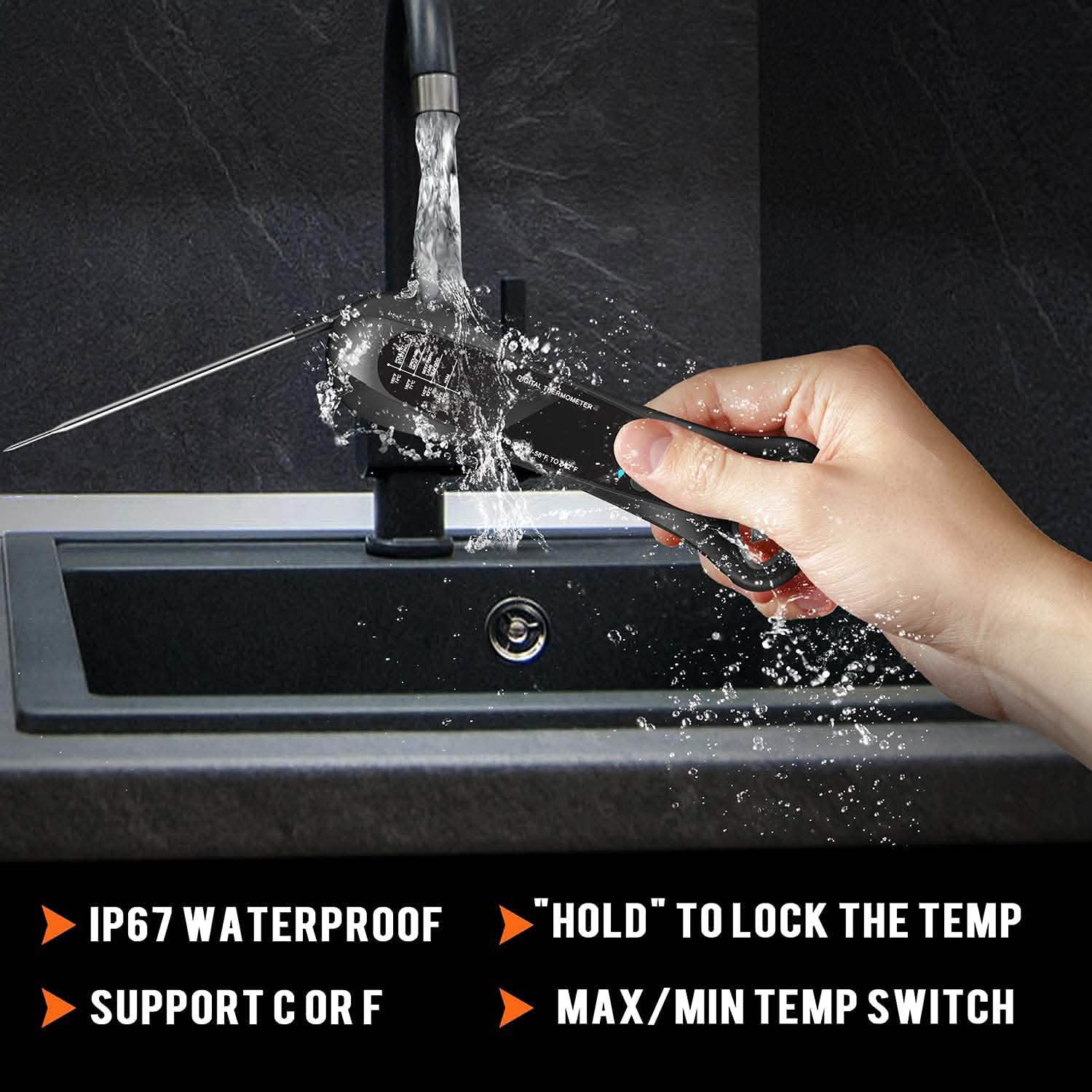 Instant Read Meat Thermometer for Cooking DailySale