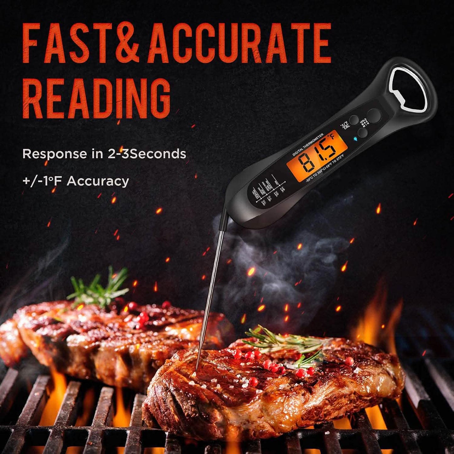 Instant Read Meat Thermometer for Cooking DailySale
