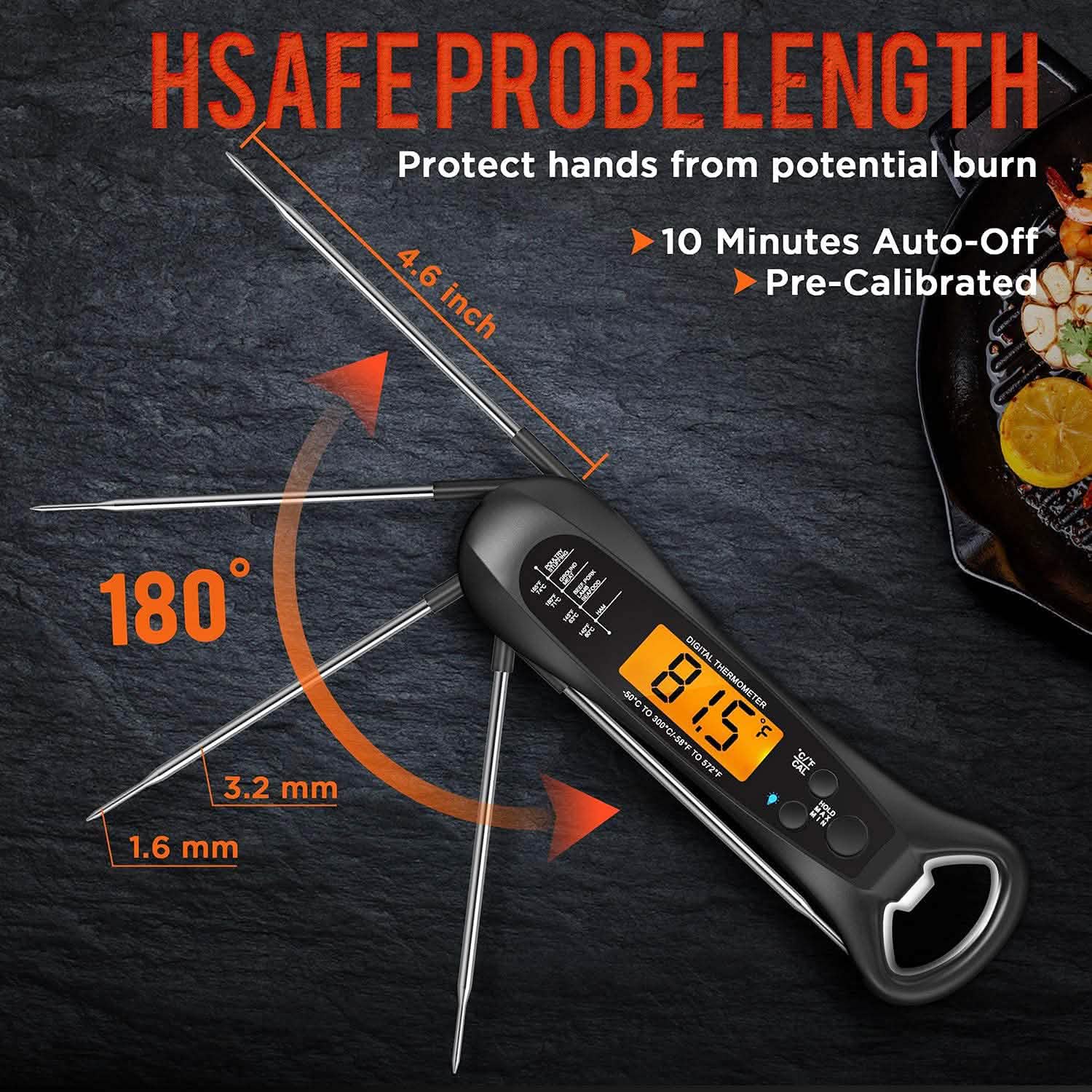 Instant Read Meat Thermometer for Cooking DailySale