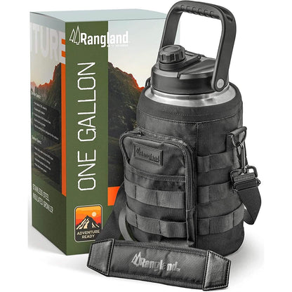 Insulated 1 Gallon Stainless Steel Wide Mouth Growler with Tactical Carrying Bag DailySale