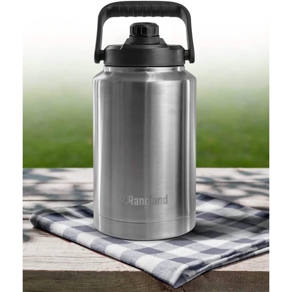 Insulated 1 Gallon Stainless Steel Wide Mouth Growler with Tactical Carrying Bag DailySale