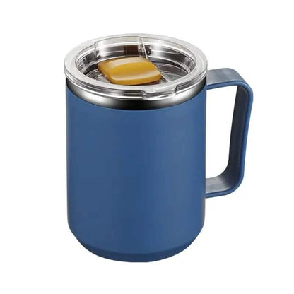 Insulated Double Wall Coffee Mug with Handle and Lid DailySale