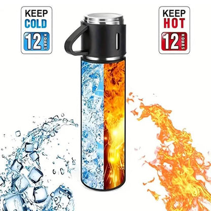 Insulated Stainless Steel Vacuum Flask Set DailySale