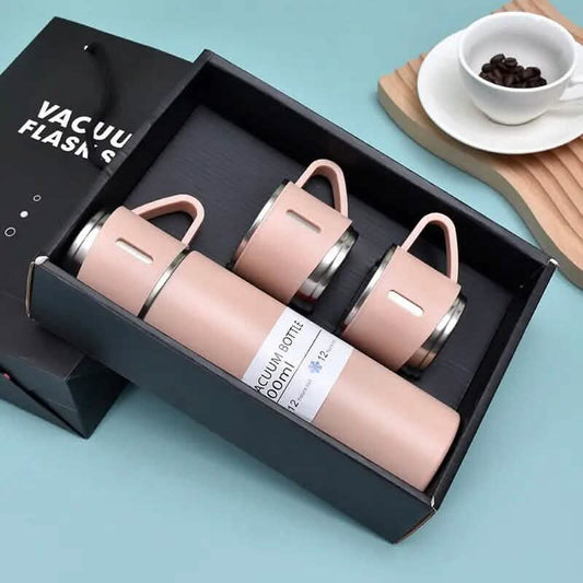 Insulated Stainless Steel Vacuum Flask Set DailySale