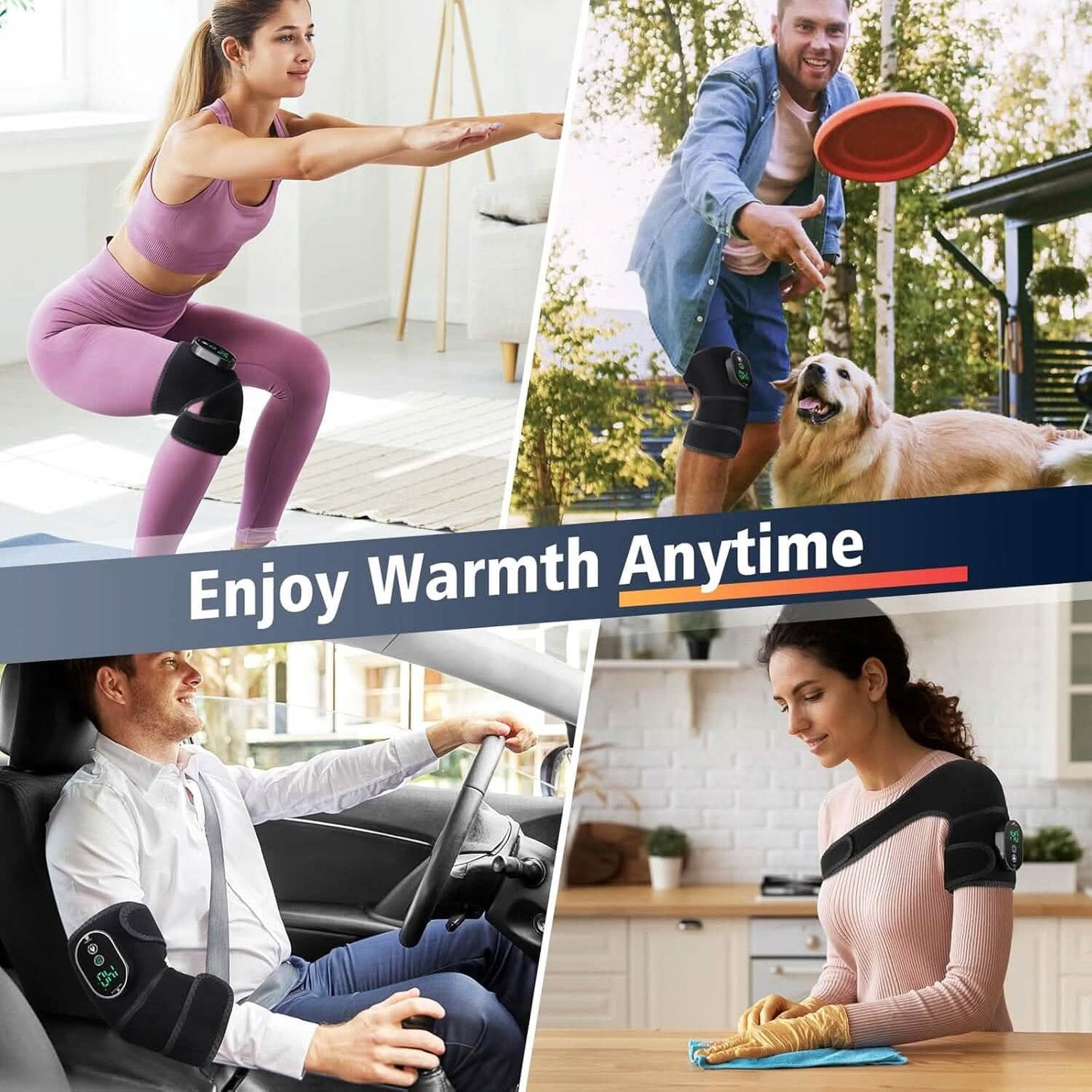 Intelligent Heat Therapy Cordless Knee Brace Wrap DailySale