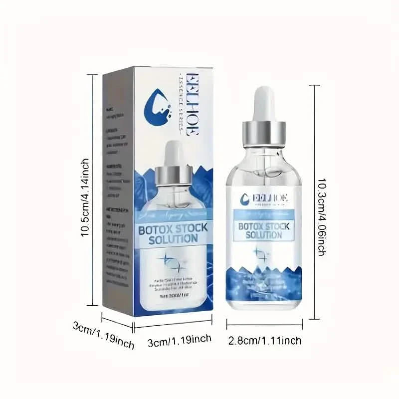 Intensive Anti Aging Botox Facial Serum - Collagen Serum For Skin With Vitamin C, Hyaluronic Acid and Niacinamide DailySale