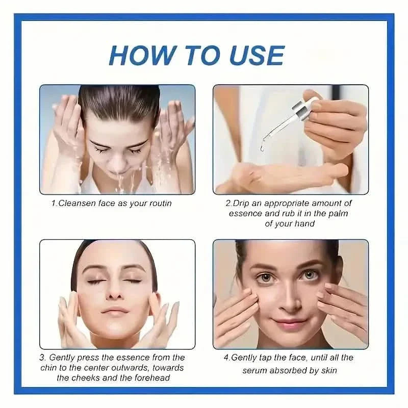 Intensive Anti Aging Botox Facial Serum - Collagen Serum For Skin With Vitamin C, Hyaluronic Acid and Niacinamide DailySale