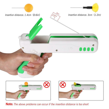 Interactive Cat Toy Gun Stick with Ball and Feather DailySale