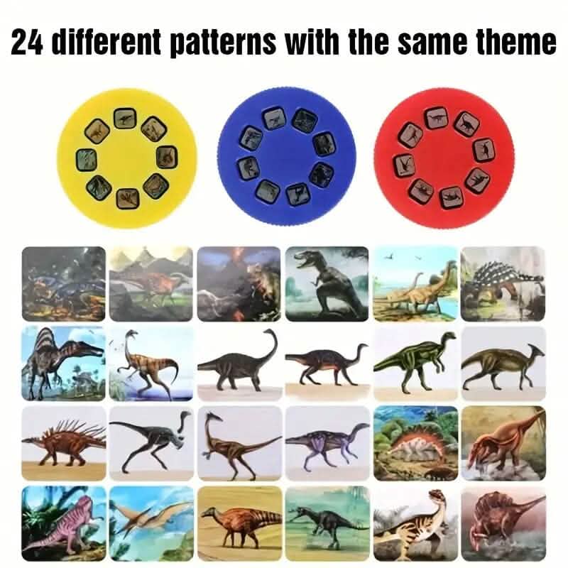 Interactive Dinosaur Projection Lamp Fun and Educational Toy DailySale