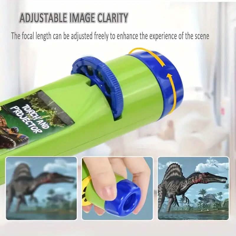 Interactive Dinosaur Projection Lamp Fun and Educational Toy DailySale
