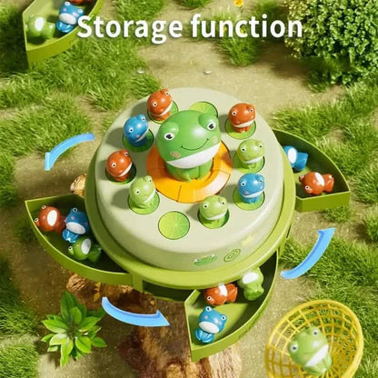 Interactive Electric Bouncing Frog Turntable Toy - Educational Desktop Game for Boys & Girls DailySale