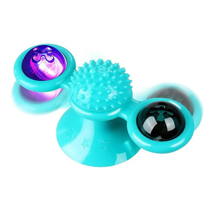 Interactive Massage Scratching Tickle Toy With Catnip And Led Ball For Indoors Cats DailySale