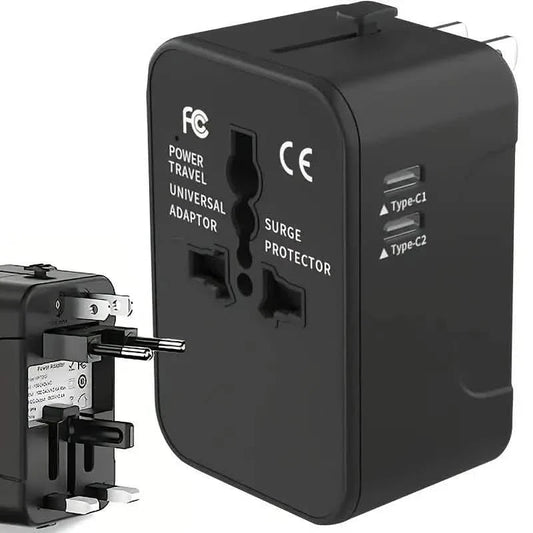 International Portable Worldwide All-in-One Plug Travel Adapter Converter for USA EU UK AUS DailySale