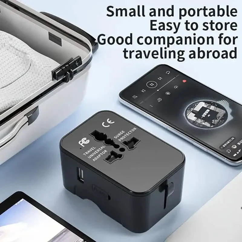 International Portable Worldwide All-in-One Plug Travel Adapter Converter for USA EU UK AUS DailySale